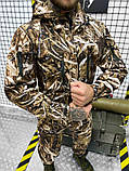Тактичний костюм маскування софтшел SoftShell reeds ВТ7904, фото 4