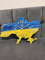 Годинник карта України 50*32