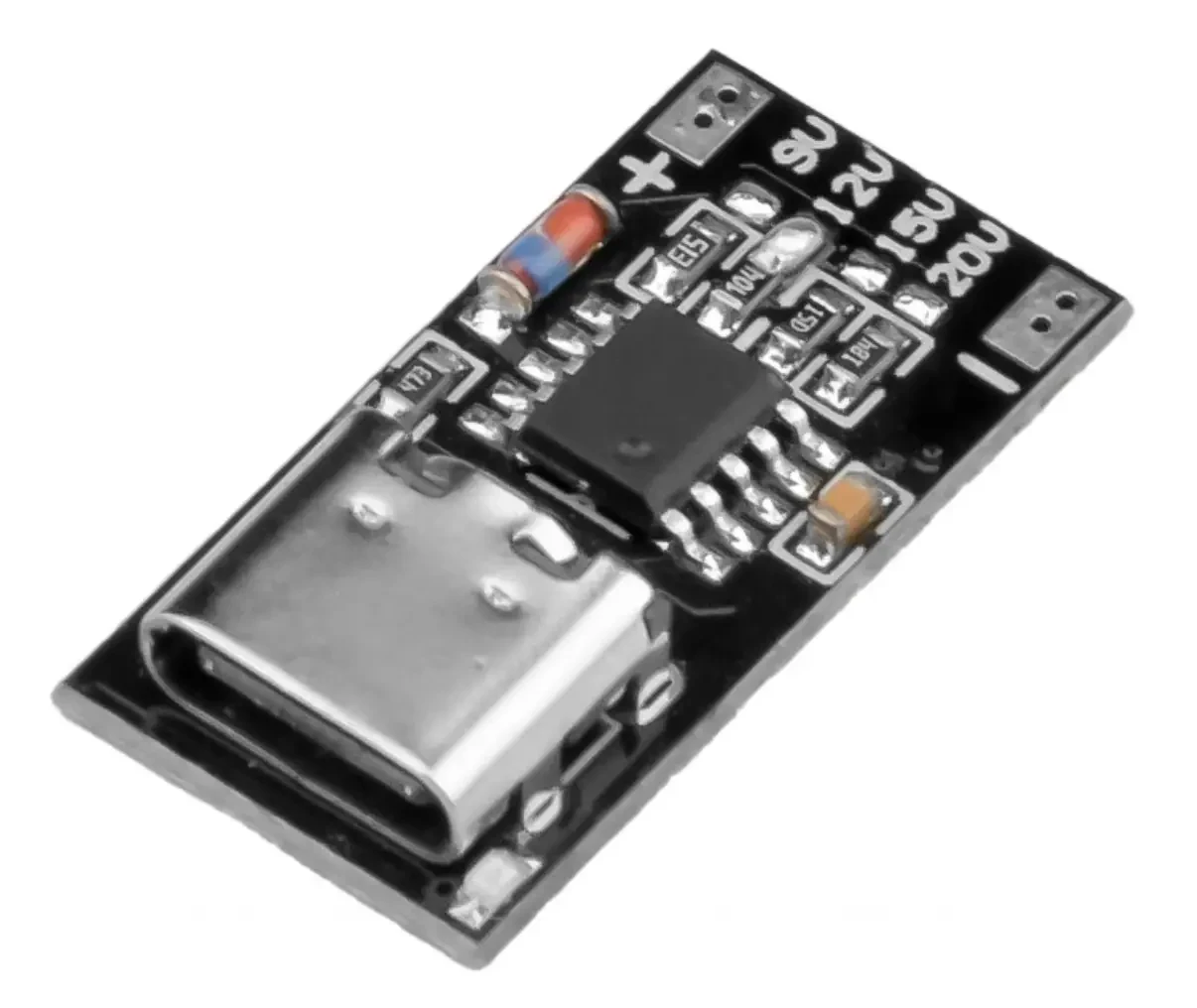 Тригер напруги Type-C Qualcomm PD2.0/PD3.0, QC2.0/QC3.0, AFC FCP стабілізатор/перетворювач, фото 1
