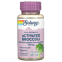 Solaray, Активований екстракт насіння броколі, 350 мг, 30 капсул