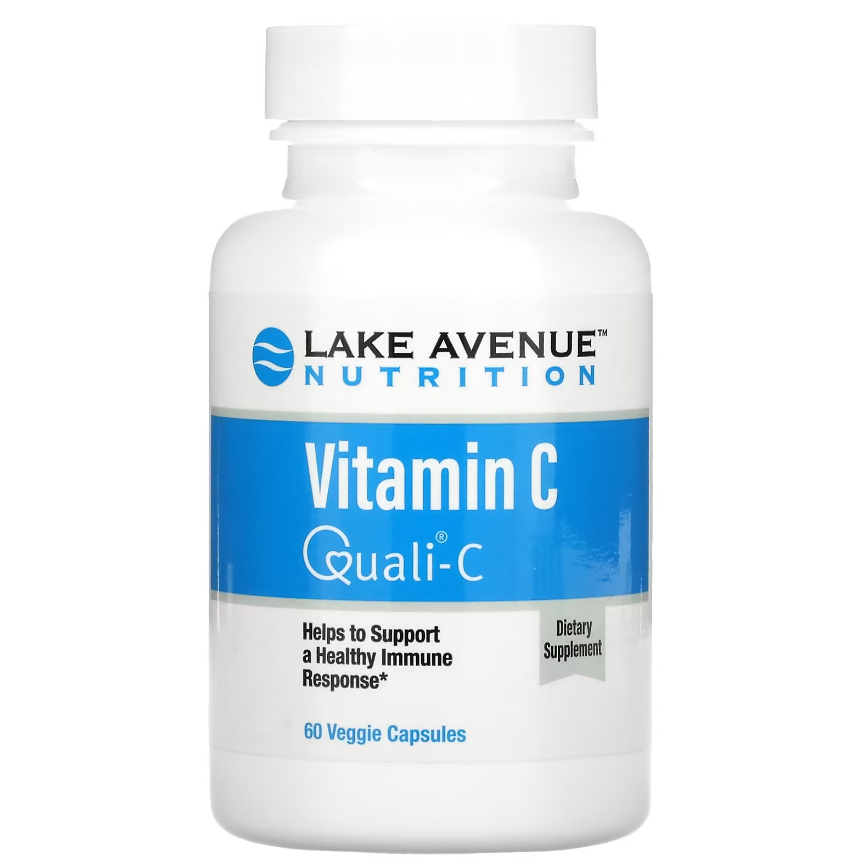 Lake Avenue Nutrition, Quali-C, вітамін С, 1000 мг, 60 рослинних капсул, фото 1