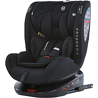 Детское автокресло система isofix El Camino ME 1114 EVEREST Black черный