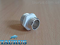 Переход белый 1/2" наружная - 3/4" наружная резьба; ThermoPulse White Adaper 1/2GZ-3/4Z