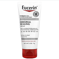 Eucerin, Original Healing, оригинальный заживляющий крем для очень сухой и чувствительной кожи, без отдушек, 5