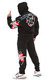 Спортивний костюм теплий Big Sam 103571 чорнийі розміри S-XXXL, фото 2