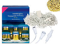 Новогодняя гирлянда Бахрома 300 LED, Белый теплый свет 11 м Супер цена EAE