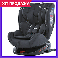 Автокресло детское El Camino ME 1114 EVEREST Dark Gray группа 0 1 2 3