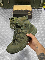 Военные ботинки Salomon олива, Зимние армейские ботинки Gore-Tex, Тактические мужские ботинки Соломон олива