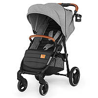 Прогулочная коляска Kinderkraft Grande 2020 Grey. Легкая маневренная прогулочная коляска с аксессуарами