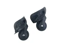 Ремонтные колеса для пластиковых чемоданов / черные / пара / 75х70 /1036