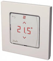 Терморегулятор Danfoss Icon2 RT, Display, +5...35° C, программируемый, проводной, встроенный, 24V, белый