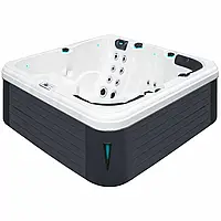 Гидромассажный бассейн Passionspas Refresh (204х204х85 см), Серебристо-белый