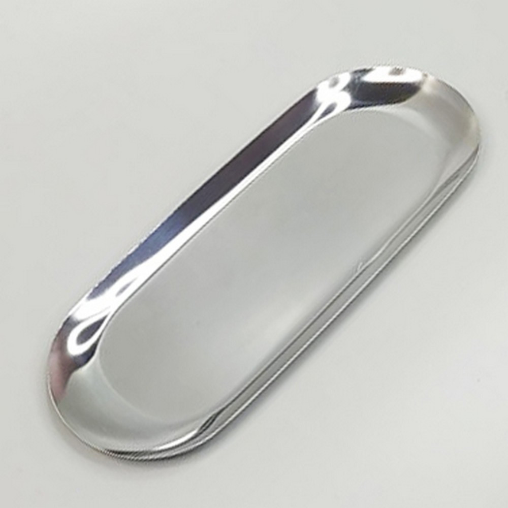 Металевий лоток для манікюрних інструментів Starlet Professional, Сріблястий, M (22.5 х 9 см), фото 1