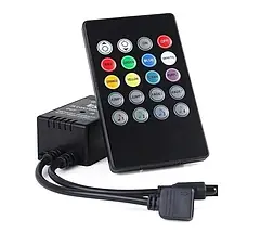Самоклеющаяся светодиодная LED лента RGB 5050 влагостойкая с пультом управлением, комплект 5 метров 16 цветов, фото 5