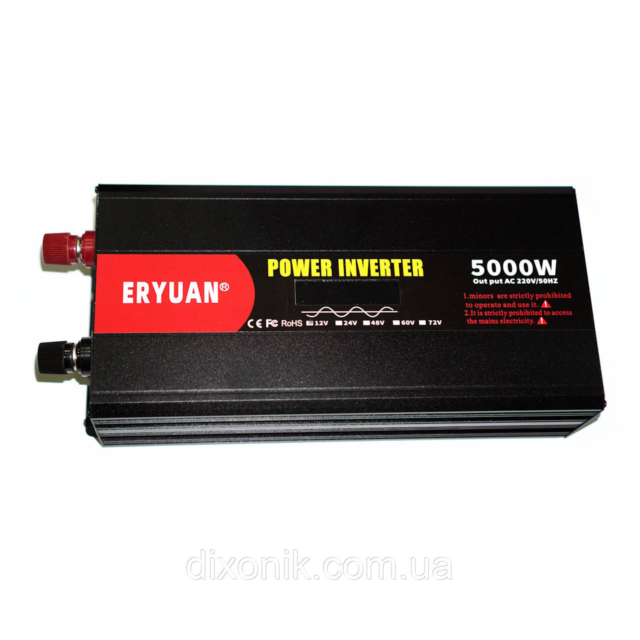 5000W інвертор чиста синусоїда 12v в 220v перетворювач напруги з LCD екраном Power Inverter