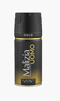 Дезодорант-спрей для чоловіків - Malizia Uomo Gold Deodorant 150ml