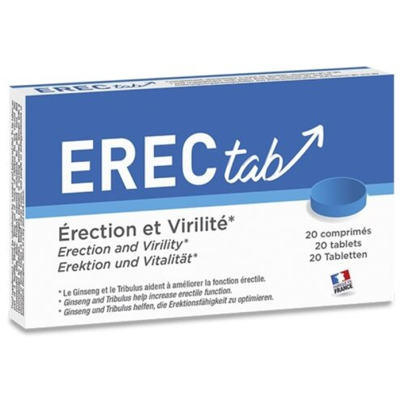 Препарат для чоловіків ErecTab Erection Virility, 20 капсул