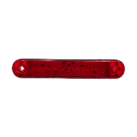 Габаритный фонарь светодиодный красный 12LED 24V
