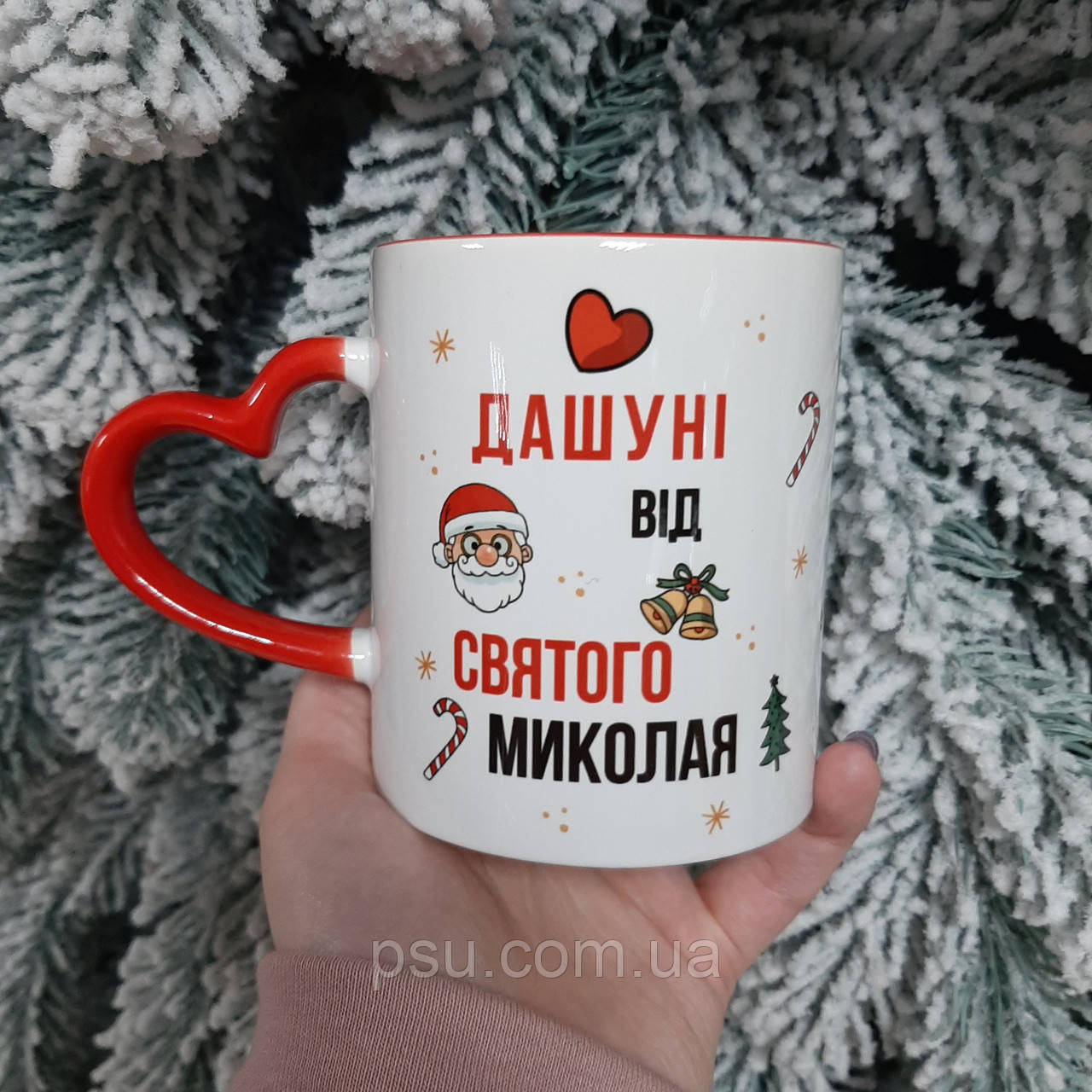 Чашка зі Св. Миколаєм з фото