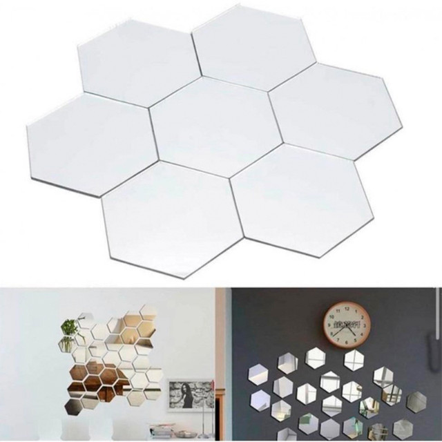 Дзеркальний елемент для декору наклейка настінна 18768-4 <unk> 160х184х92, фото 1