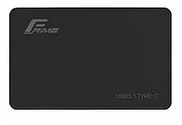 Кишеня для жорстких дисків Frime (FHE10.25U31) для 2.5" USB 3.1 Plastic, Black TYPE C