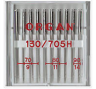 ИГЛЫ ORGAN АСОРТИ УНИВЕРСАЛЬНЫЕ 70-90 130/705H (В УПАКОВКЕ 10 ШТ.)