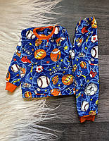 Підліткова махрова піжама «Футбол», фото 2