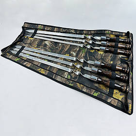 Набір шампурів для люля-кебаб у чохлі. Комплект шампурів для зручного пересування