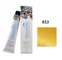 Краска для волос Nouvelle Hair Color 033 желтый 100 мл original