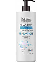 Шампунь Баланс для всех типов волос jNOWA Professional Balance Shampoo 1000 мл original