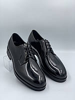 Мужские лаковые классические туфли Mario Muzi Черные стильные лаковые туфли Модные классические туфли