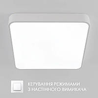 Управляемая светодиодная люстра Esllse ONIX 60W S-ON/OFF-450x450x60-WHITE/WHITE-220-IP20