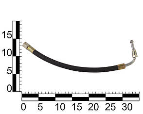 Шланг паливний ВАЗ 2104, 2107 інж. (від топ. фільтра до трубопроводу), шт., фото 2