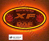 Led RGB дзеркало у спальник для вантажівки з логотипом DAF XF, фото 2
