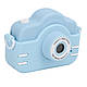 Дитячий цифровий фотоапарат TOY G A3S Cat Блакитний 40М 2 камери, 4 ігри, фото 7