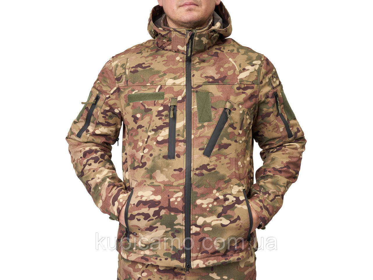 Куртка тактична SOFT SHELL мультикам. 46,48,50,52,54,56