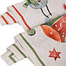 Набір кухонних рушників із бавовни з новорічним малюнком "Різдвяні символи" Centrotex, 2 шт., фото 7