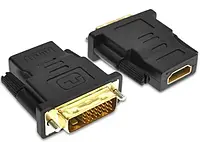 Переходник DVI male - HDMI female 24 pin