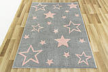 Килимок сучасний JAZZY 07725B L.GREY, 0.8х1.5 м, фото 4
