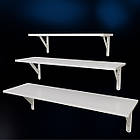 Полиця ДСП (16мм) 600х200мм біла., фото 2