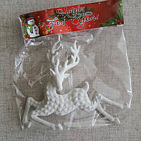 Игрушка на елку "Олень" белый