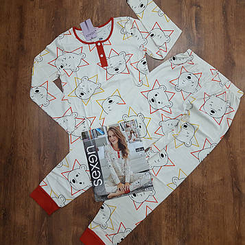 Жіноча піжама-двійка(футболка та штани)"SEXEN"Туреччина Art: 41021 M(42-44)