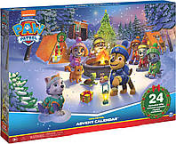 Игровой набор Адвент календарь 2023 Рождественский Щенячий патруль Paw Patrol Advent Calendar 6063791 оригинал