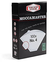 Фильтры Moccamaster #4 White Paper Filters для кофе №4