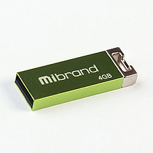 Флеш накопичувач 4GB Mibrand Chameleon Light Green