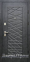 Квартирні двері Преміум+ метал 1,5мм / мдф 16 мм бетон графіт №110