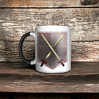 "Кадетське училище"  принт з аніме Атака титанів у подарунок фанату, 330 мл