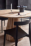 Круглий дизайнерський стіл "Серія 38" з дерева ясен, фото 5