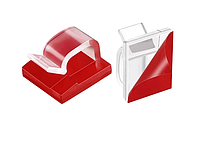 Фіксатор кабелю тримач для дроту, прозорий 13*13 мм