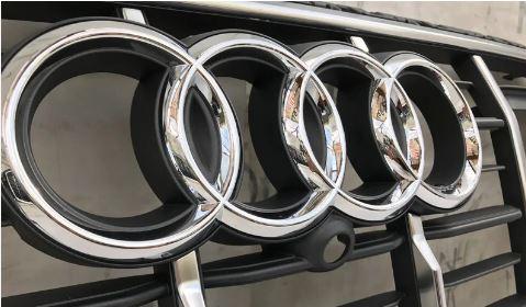 AUDI Ауді Емблема передня решітки радіатора 315 мм audi Q7(4M) Q5( FY/80a) колір хром